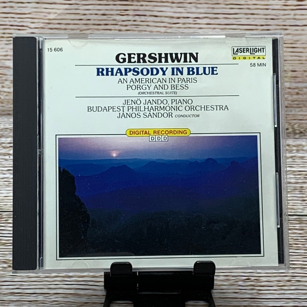 Gershwin Budapest Orchestra  Jenö Jandó Janos Sandor – Rhapsody In Blue [1989 CD